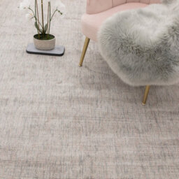 Silver Handmade Luxurious Modern Plain Sparkle Rug For Bedroom & Living Room-160Cm X 230Cm - thumbnail 2