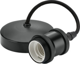 "Knightsbridge 8271At 6"" Vintage Pendant Set In An Anthracite Finish" - thumbnail 1