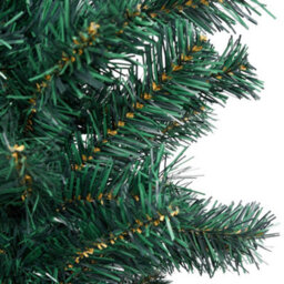 Berkfield Slim Artificial Christmas Tree With Stand Green 120 Cm Pvc - thumbnail 4