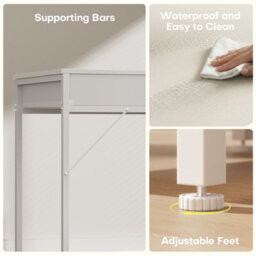 Precision Synergie Computer Desk With Drawers, 120 X 50 Cm Reversible Home Office Desk With Storage, White - thumbnail 6