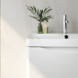 Probaty Bathrooms Vanity Unit Glossy White Mdf,495X345X500mm,wall Mounted,detachable,2 Drawers With Artificial Stone Basin - thumbnail 5