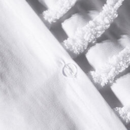 OHS Luxury Duvet Cover Set Quilt Bedding Pillowcase Bed Tufted Arch - thumbnail 4