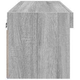 Berkfield Tv Cabinet With Led Lights Grey Sonoma 60X30X30 Cm - thumbnail 9