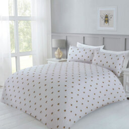 Julian Charles Home Honey Bee Super Soft Reversible Duvet Set - thumbnail 3