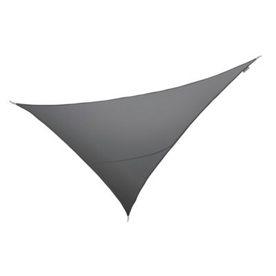 Kookaburra 6M X 4.2M Right Angle Triangle Water Resistant Charcoal Garden Patio Sun Shade Sail Canopy 96.5% Uv Block With Rope - image 1