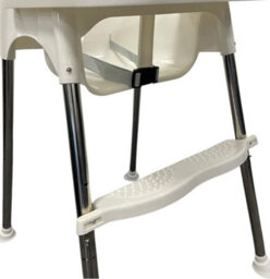 True Gifts Adjustable 3-In-1 Baby Highchair Infant High Feeding Seat Toddler/children Table Chair With Safety Belt And Footrest, White - thumbnail 3