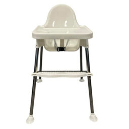 True Gifts Adjustable 3-In-1 Baby Highchair Infant High Feeding Seat Toddler/children Table Chair With Safety Belt And Footrest, White - thumbnail 2