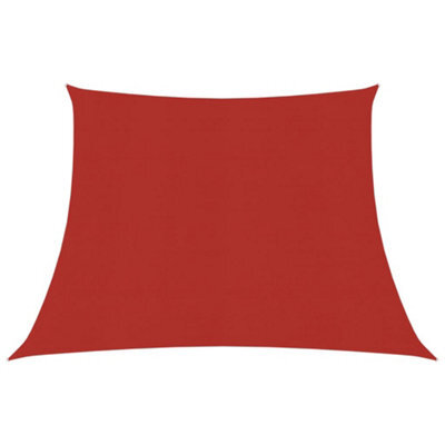 Berkfield Sunshade Sail 160 G/m2 Red 3/4X2 M Hdpe - image 1