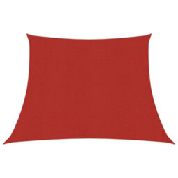 Berkfield Sunshade Sail 160 G/m2 Red 3/4X2 M Hdpe - thumbnail 1