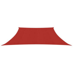 Berkfield Sunshade Sail 160 G/m2 Red 3/4X2 M Hdpe - thumbnail 2