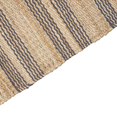 Beliani Rug Budho Beige 160 X 230 Cm Jute - image 1