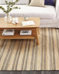 Beliani Rug Budho Beige 160 X 230 Cm Jute - thumbnail 2