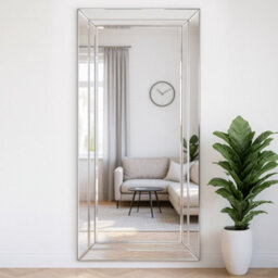 Agenzia 14 All Glass Full Length Leaner Wall Mirror 174 X 85Cm - thumbnail 2