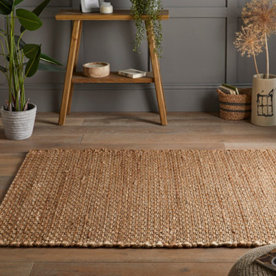 Naturelle Salford 120X170Cm Natural Chunky Jute Rug - image 1