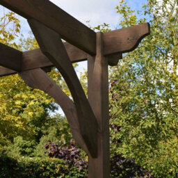 Rutland County Garden Furniture Premium Pergola - Wood - L180 X W480 X H270 Cm - Rustic Brown - thumbnail 6