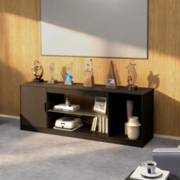 Levede Tv Stand Entertainment Unit Tv Cabinet Stand Storage With Led 140Cm - thumbnail 1