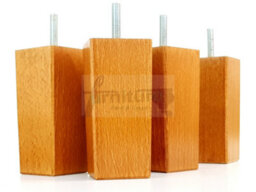L&F 4X Replacement Furniture Legs Solid Wood 110mm High Sofas Chairs Settee Cabinets Legs M10 Tsp2055 - thumbnail 4