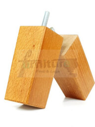 L&F 4X Replacement Furniture Legs Solid Wood 110mm High Sofas Chairs Settee Cabinets Legs M10 Tsp2055 - thumbnail 3