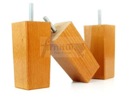 L&F 4X Replacement Furniture Legs Solid Wood 110mm High Sofas Chairs Settee Cabinets Legs M10 Tsp2055 - thumbnail 6