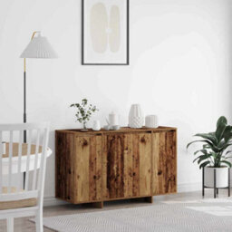 Berkfield Brown Sideboard Old Wood Wood 120 X 41 X 75 Cm Sideboard - thumbnail 1