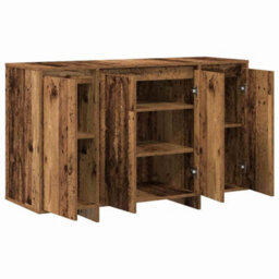 Berkfield Brown Sideboard Old Wood Wood 120 X 41 X 75 Cm Sideboard - thumbnail 5