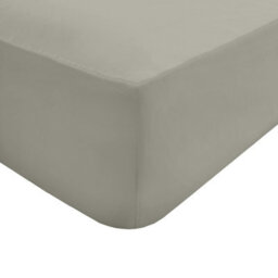 Gr8 Home Sleepdown Fitted Sheet Natural Easy Care Polycotton Bed Linen Bedsheet Bedding Super King - thumbnail 2