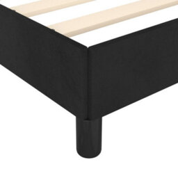 Berkfield Bed Frame Black 180X200 Cm 6Ft Super King Velvet - thumbnail 7