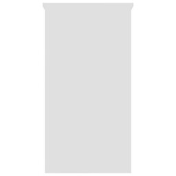 Berkfield Modern Desk White 80X40X75 Cm Engineered Wood - thumbnail 4