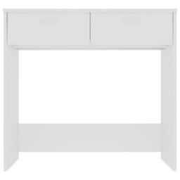Berkfield Modern Desk White 80X40X75 Cm Engineered Wood - thumbnail 3