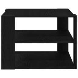 Berkfield Coffee Table Black Oak 59,5X59,5X40 Cm Engineered Wood - thumbnail 7