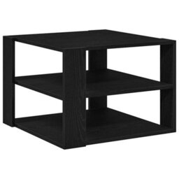 Berkfield Coffee Table Black Oak 59,5X59,5X40 Cm Engineered Wood - thumbnail 5