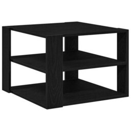 Berkfield Coffee Table Black Oak 59,5X59,5X40 Cm Engineered Wood - thumbnail 2