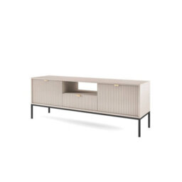 Arte Nova Tv Cabinet In Cashmere - Premium Laminated Board - Abs Edging - W154Cm X H56Cm X D39Cm