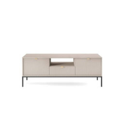 Arte Nova Tv Cabinet In Cashmere - Premium Laminated Board - Abs Edging - W154Cm X H56Cm X D39Cm - thumbnail 2