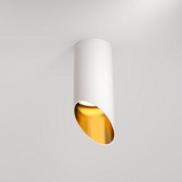Luminosa Lighting Luminosa Maytoni Lipari Surface Mounted Downlight White, Gold, 15Cm Gu10 - thumbnail 1