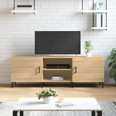 Berkfield Tv Cabinet Sonoma Oak 150X30X50 Cm Engineered Wood - image 1