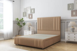 "Comfort The Foxy Latte Dumfries Divan Bed Set 2 Drawers Left Side - 26"" Strutted & 12"" Footboard 4' Small Double" - thumbnail 3