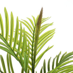 Living And Home Artificial Plant House Plant Indoor Decorative Plant Fake Palm Tree In Black Pot 110 Cm - thumbnail 4