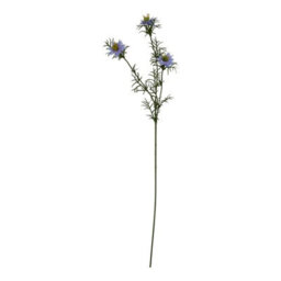 Hill Interiors The Natural Garden Collection Love In A Mist Nigella Artificial Flower Purple (68Cm X 9Cm X 9Cm) - thumbnail 1