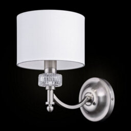 Luminosa Lighting Luminosa Alicante Wall Lamp Nickel, 1 Light, E14 - thumbnail 2