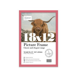 18X12 Pink Picture Frame (45.7 X 30.5Cm) Poster, Photo, Artwork, Gallery Wall Or Print - thumbnail 1
