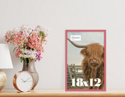 18X12 Pink Picture Frame (45.7 X 30.5Cm) Poster, Photo, Artwork, Gallery Wall Or Print - thumbnail 2
