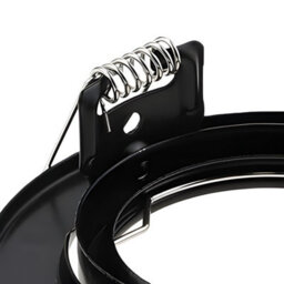 Brightex LED Brightex Pack Of 10 Gu10 Downlights Holder Round Recessed Ceiling Spotlight Fitting  Fire Rated Spot Light Ring  Matt Black Finish - thumbnail 4
