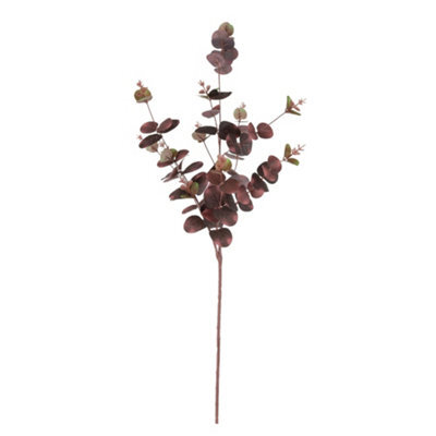 Candlelight Red Eucalyptus Artificial Foliage (H) 900mm - image 1