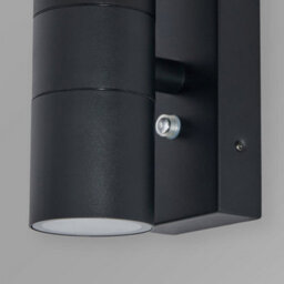 Litecraft Kenn Black Up And Down Outdoor Wall Light With Photocell Sensor - thumbnail 5