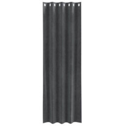Walplus Curtains With Curtains 2 Pcs Light Grey 140 X 245 Cm Velvet - thumbnail 3