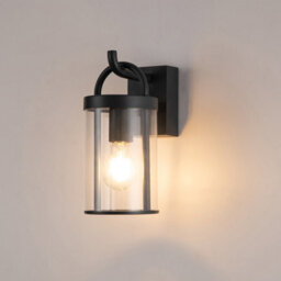 Harper Living Outdoor Wall Lights, Black Retro Outside Lights Mains Powered, Industrial Wall Lantern Weatherproof Ip65 - thumbnail 1