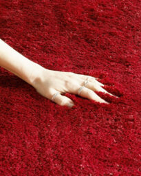 Beliani Shaggygy Rug Evren Red 160 X 230 Cm - thumbnail 4