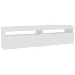 Vidaxl Tv Cabinets 2 Pcs With Led Lights White 75X35X40 Cm - thumbnail 2