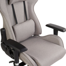 Beliani Modern Gaming Chair Warrior Taupe - thumbnail 8
